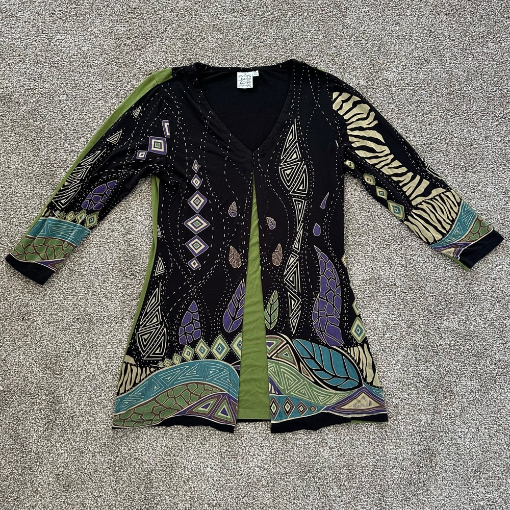🪻🪲vintage art teacher-core funky dress 🎨🐢